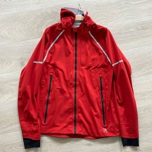 New Balance Red Performance Hooded Jacket